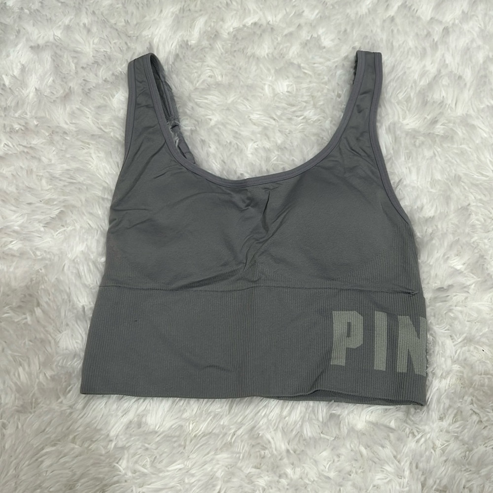 Pink Seamless Spirt Bra
